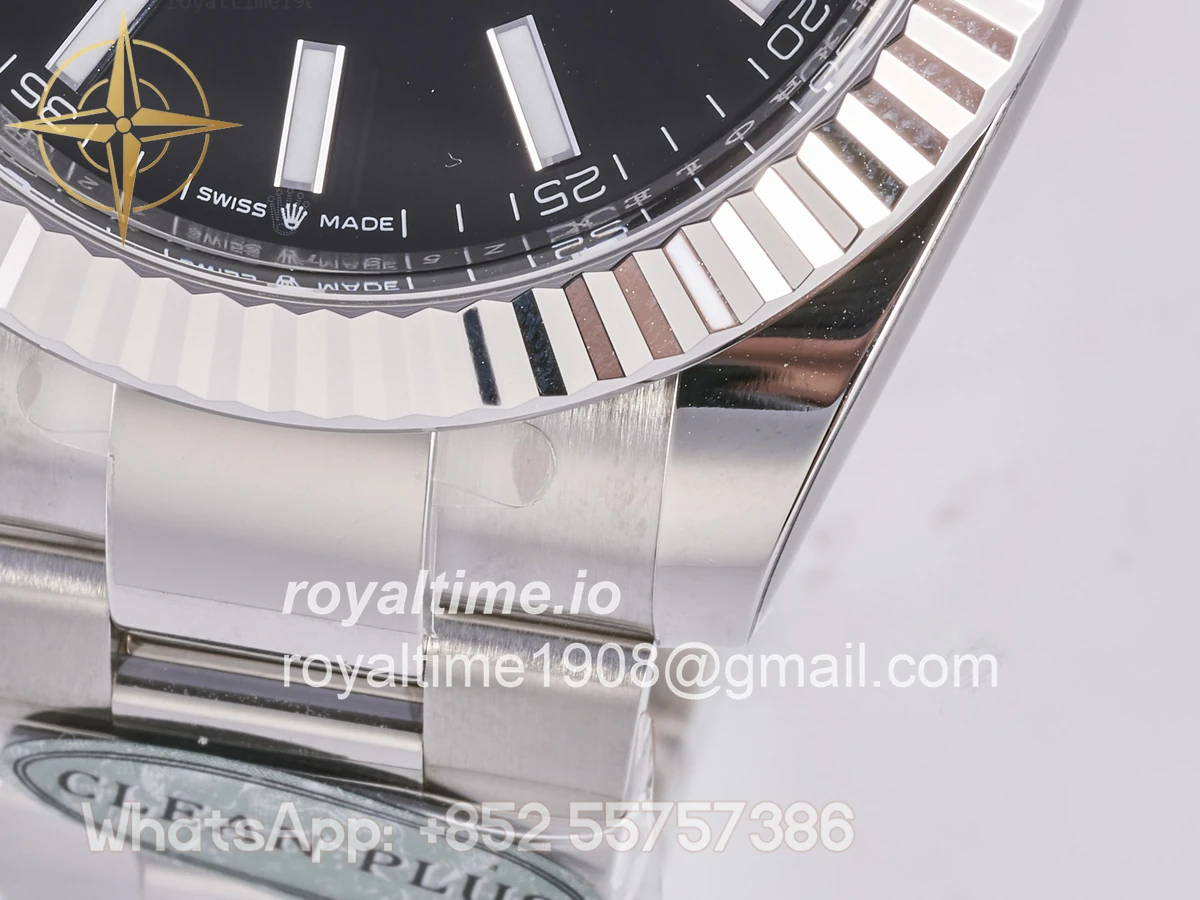Rolex DateJust 41 126334 Clean Plus 904L Steel Black Dial on Jubilee Bracelet JH3235 (Free Sprung) - Image 12