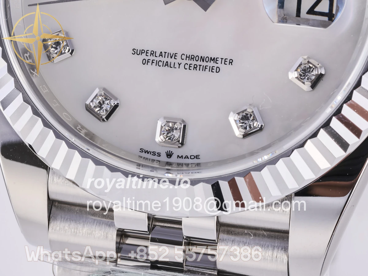 Rolex DateJust 41 126334 Clean Plus 904L Steel White MOP Diamonds Dial on Jubilee Bracelet DD3235 - Image 12