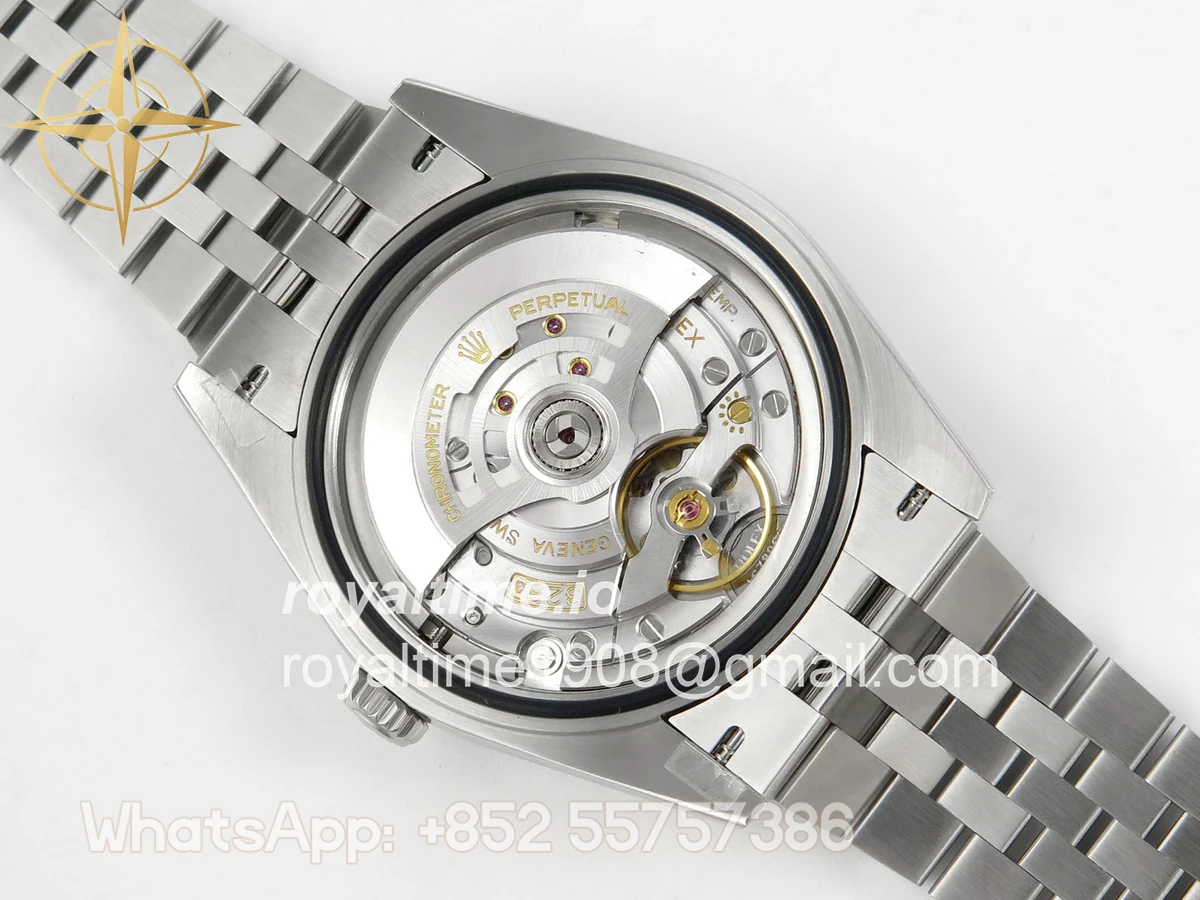 Rolex DateJust 41 126334 QF 904L Steel Green Textured Stick Dial on SS Jubilee Bracelet QF3235(145g) - Image 13