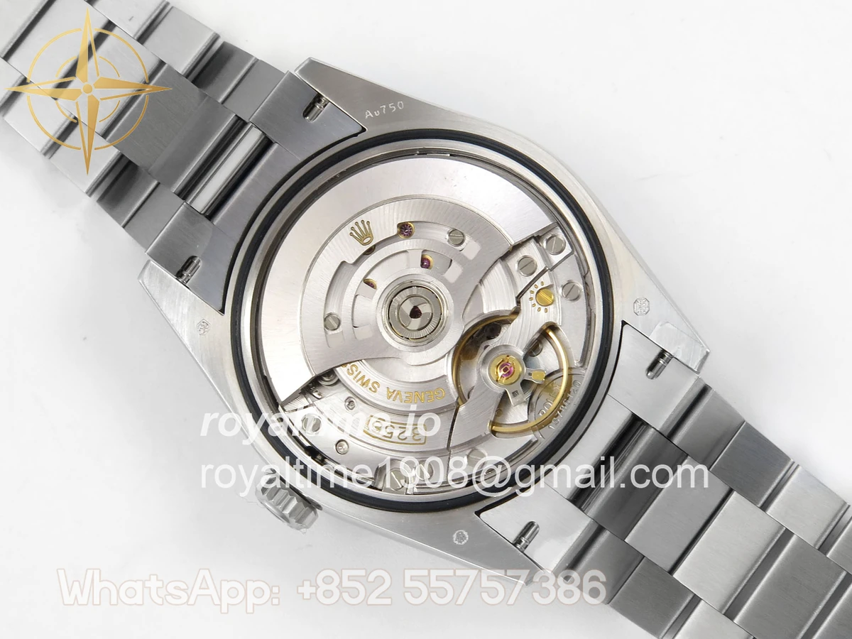 Rolex Day Date 36 SS QF 904L Steel Red Stick Dial on President Bracelet VR3255 V3 - Image 13