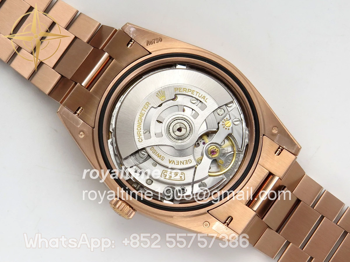 Rolex Day Date 40 RG 228235 QF Gray Roman Dial on President Bracelet VR3255 V8 (190g) - Image 13