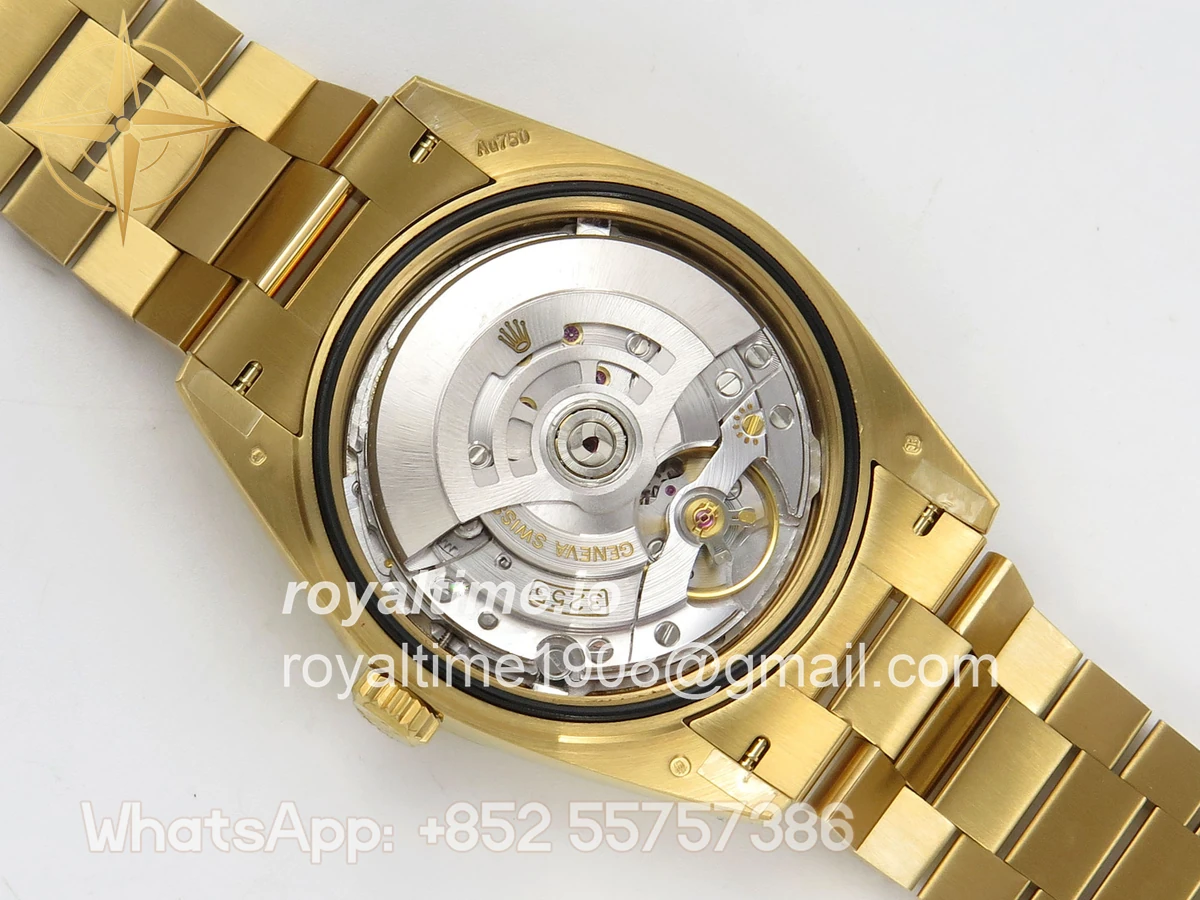 Rolex Day Date 40 YG 228238 QF White Crystal Dial on President Bracelet VR3255 V8 (190g) - Image 13