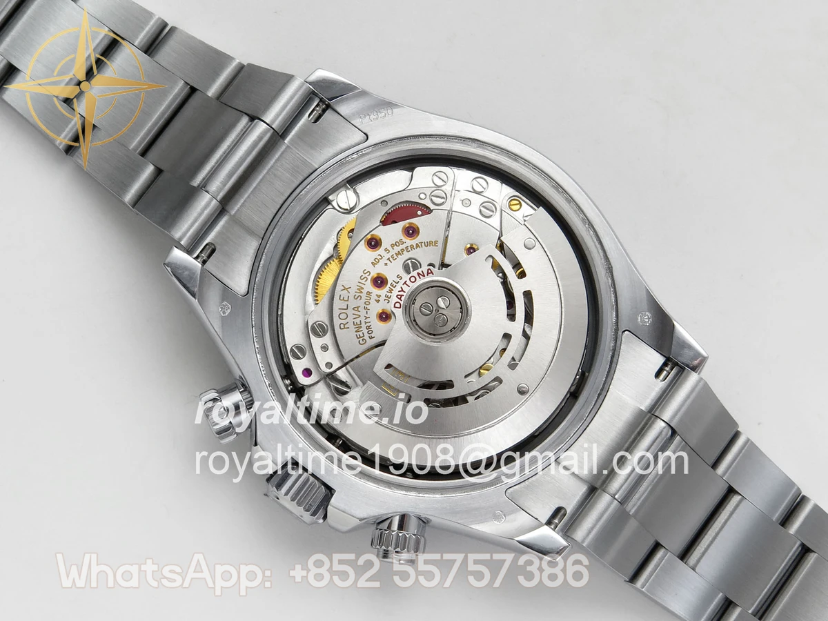 Rolex Daytona 116506 3CF Ice Blue Dial Arabic Markers on SS Bracelet SH4130 V2 - Image 13