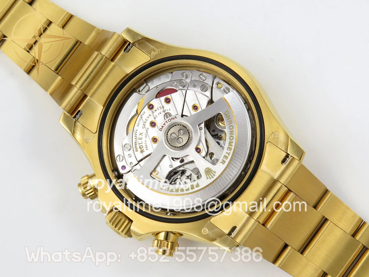 Rolex Daytona 116508 YG 3CF Green/YG Dial on YG Bracelet DD4131 (Gain Weight) - Image 13