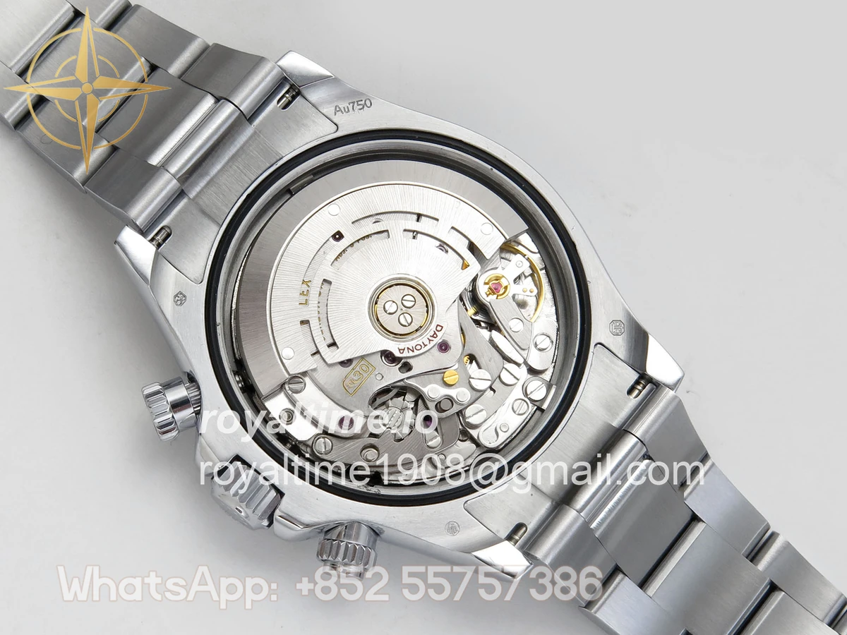 Rolex Daytona 116509 QF Black Numeral Dial on SS Bracelet SA4130 V2 Weighted 182g - Image 13