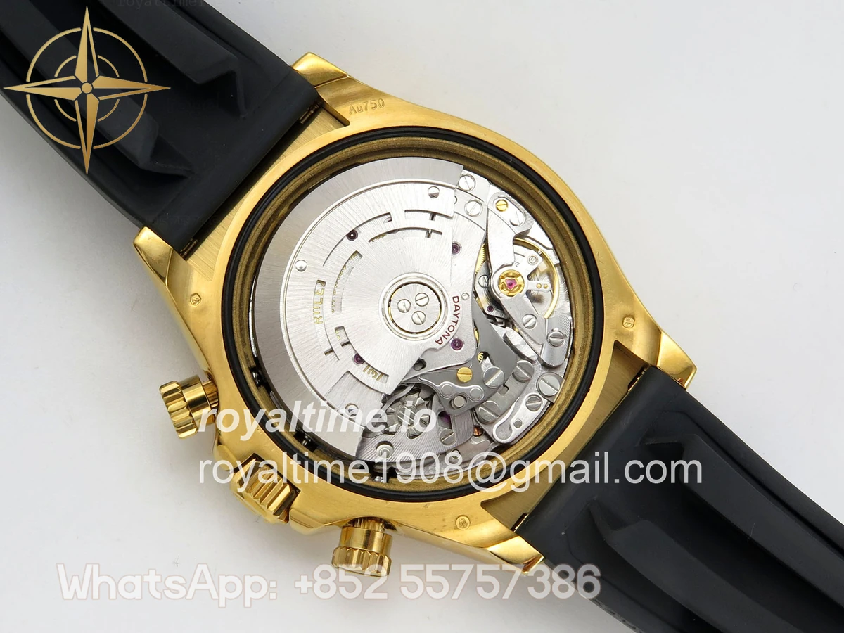 Rolex Daytona 116518 QF White/Black Numeral Dial on Oysterflex Strap SA4130 V11 (Gain Weight) 160g - Image 13