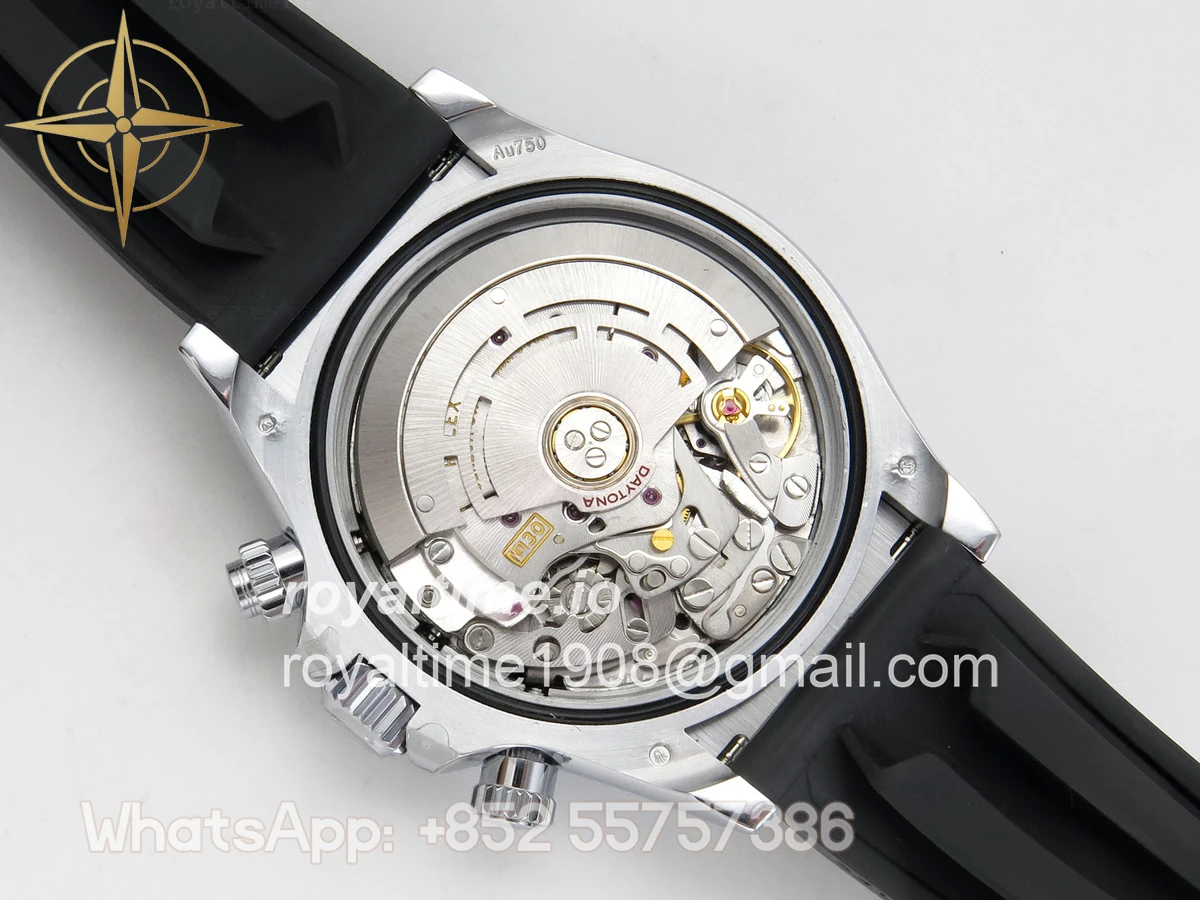 rolex Daytona 116519 QF White/Black Numeral Dial on Oysterflex Strap SA4130 V11 (Gain Weight) 160g - Image 13