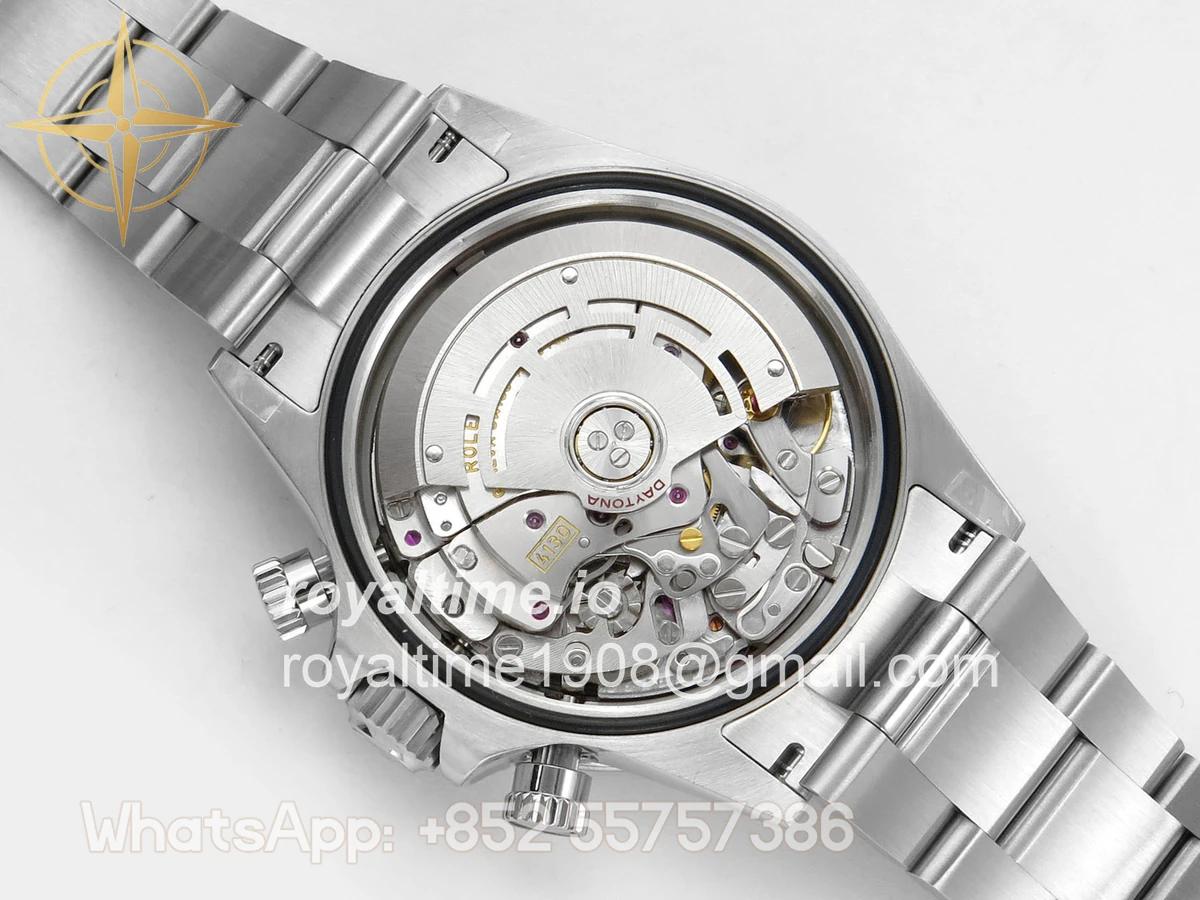 Rolex Daytona 116520 UFO White Dial on Bracelet UF4130 (Free Sprung) - Image 13