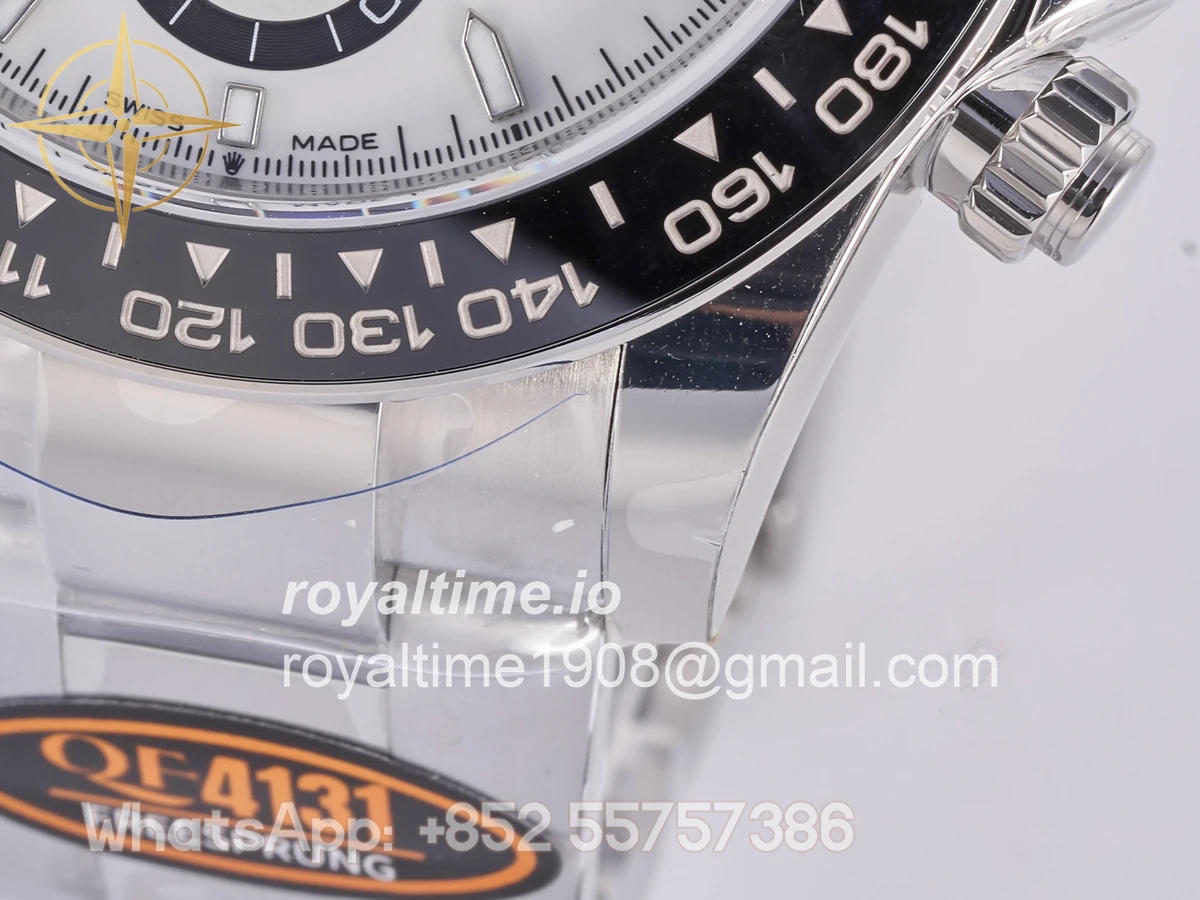 Rolex Daytona 126500 QF 904L Steel White Dial on SS Bracelet JH4131 (Free Sprung) - Image 13