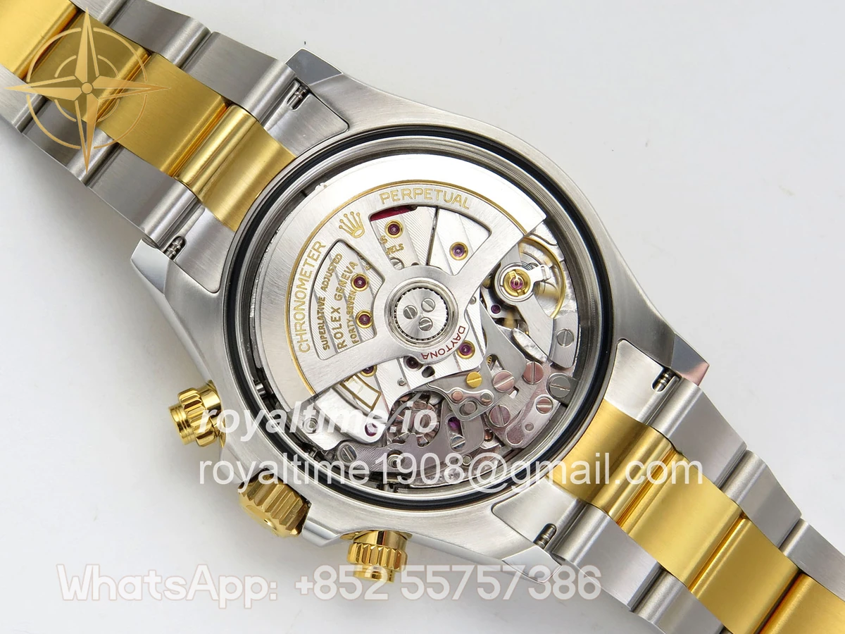 Rolex Daytona 126503 SS/YG UFO White Dial on SS/YG Bracelet UF4131 (Free Sprung) - Image 13