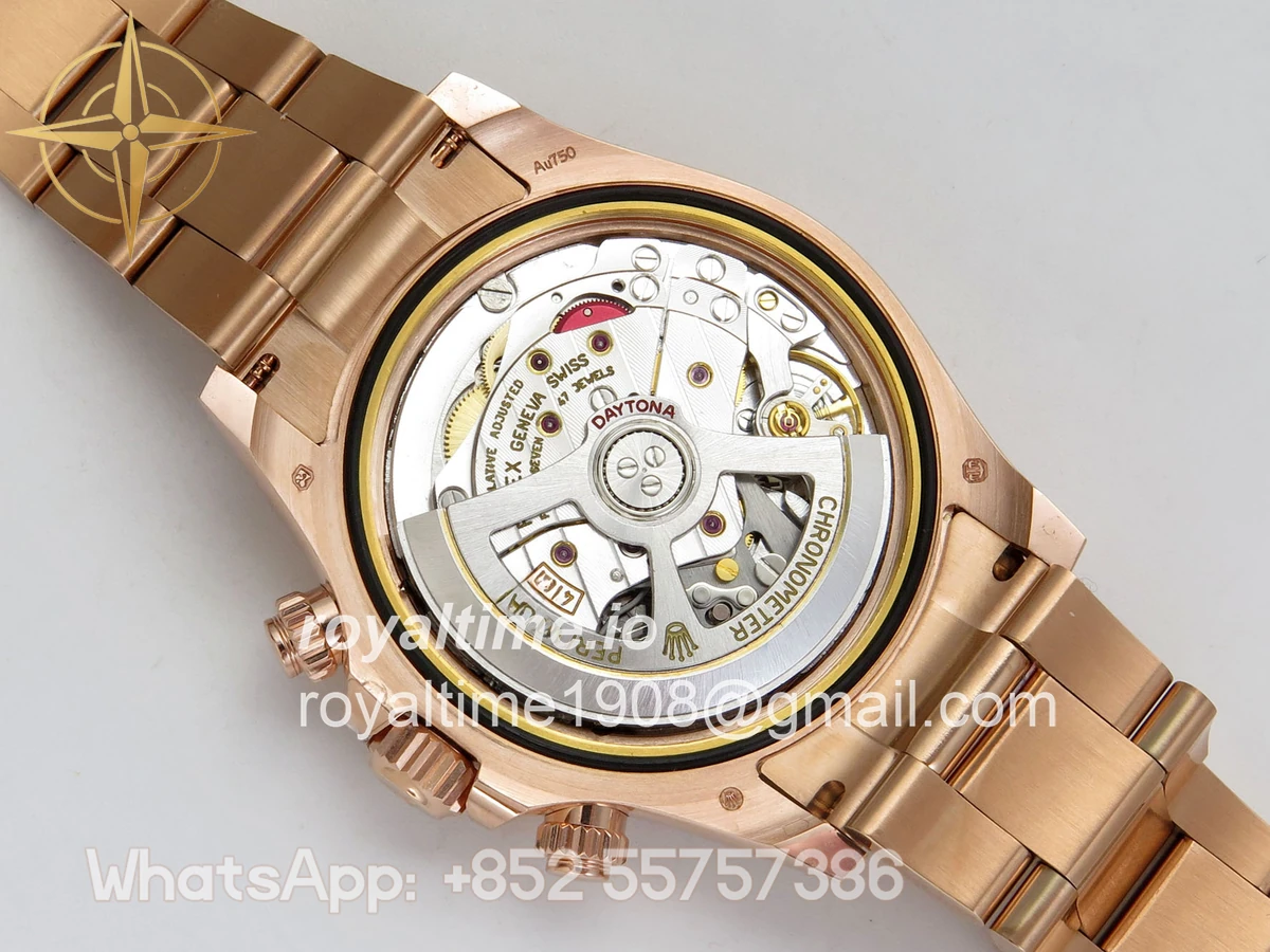 Rolex Daytona 126505 BTF Black/Silver Stick Dial on RG Braclet DD4131 (Weighted) 220g - Image 13