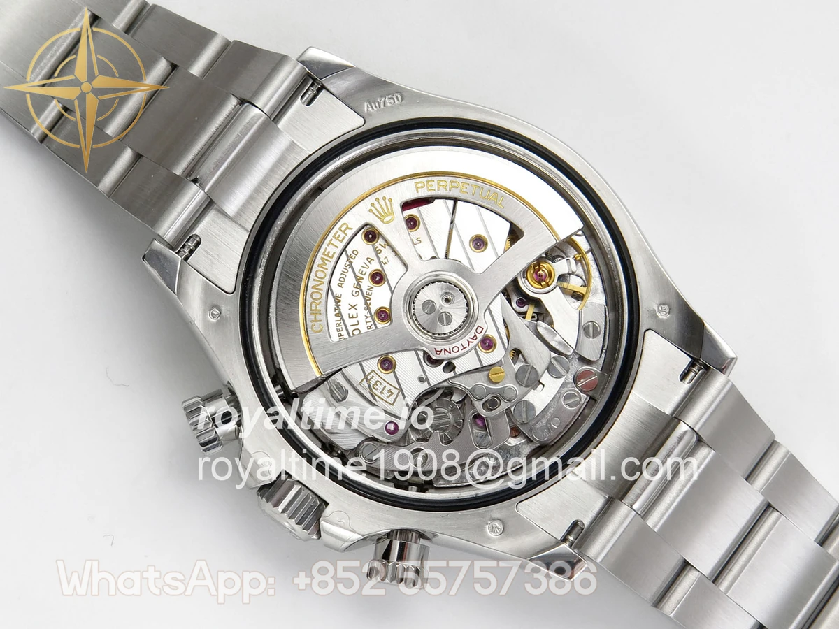 Rolex Daytona 126509 904L SS UFO Silver Dial Black Subdial On 904L SS Bracelet UF4131 (Free Sprung) - Image 13