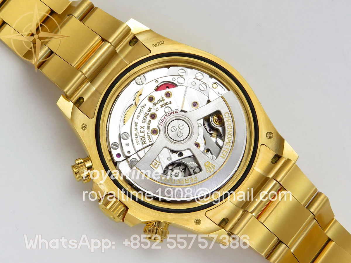 Rolex Daytona 126508 BTF White Dial on YG Braclet DD4131 (Weighted) 220g - Image 13