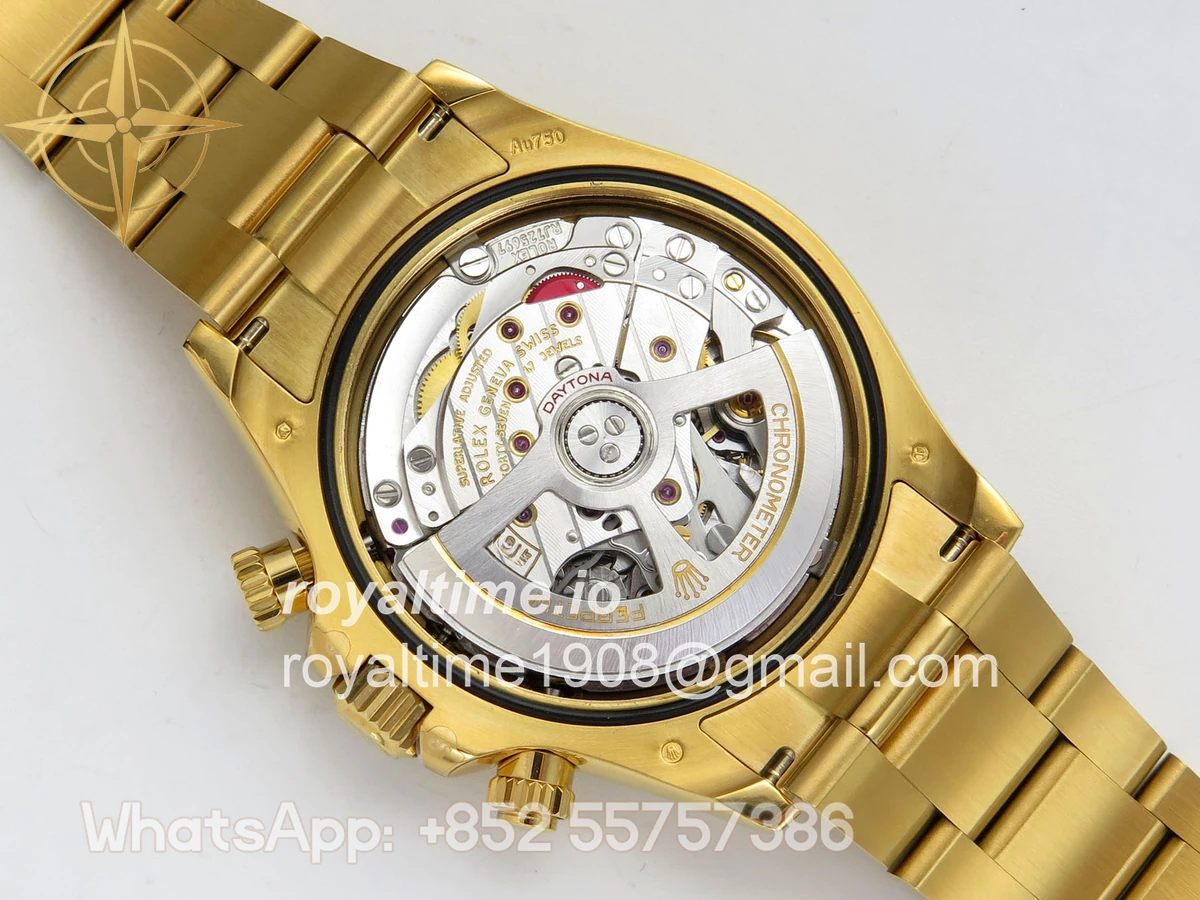 Rolex Daytona 126508 YG UFO Black/YG Dial on YG Bracelet UF4131 (Free Sprung) - Image 13
