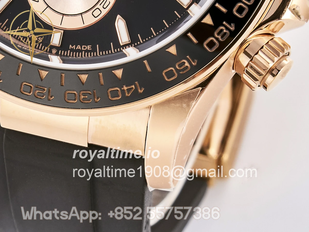 Rolex Daytona 126515 TMF Black/RG Stick Dial on Oysterflex Strap DD4131 - Image 13