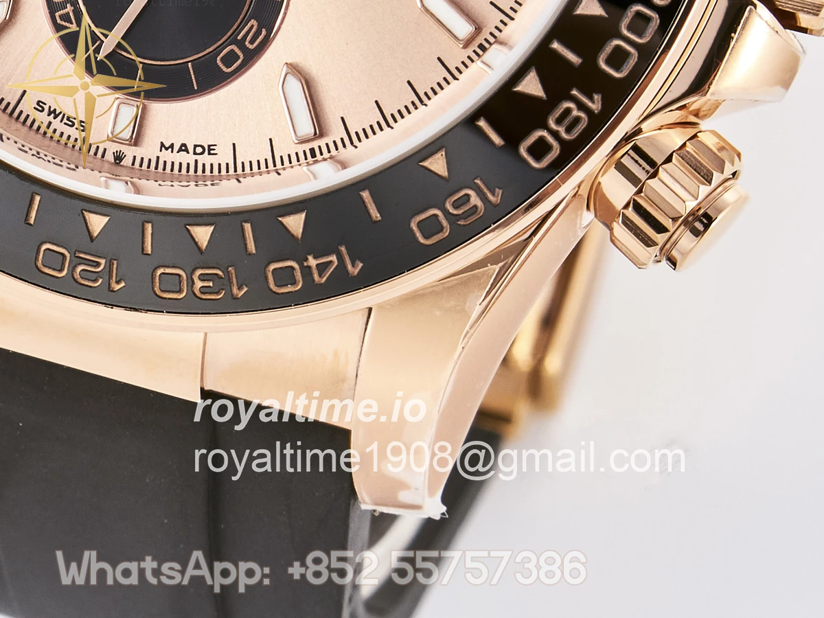 Rolex Daytona 126515 TMF RG/Black Dial on Oysterflex Strap DD4131 - Image 13