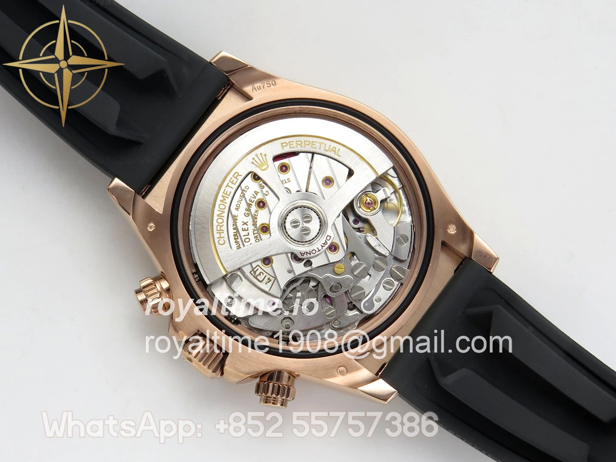 Rolex Daytona 126515 UFO RG/Black Dial on Oysterflex Strap UF4131 - Image 13