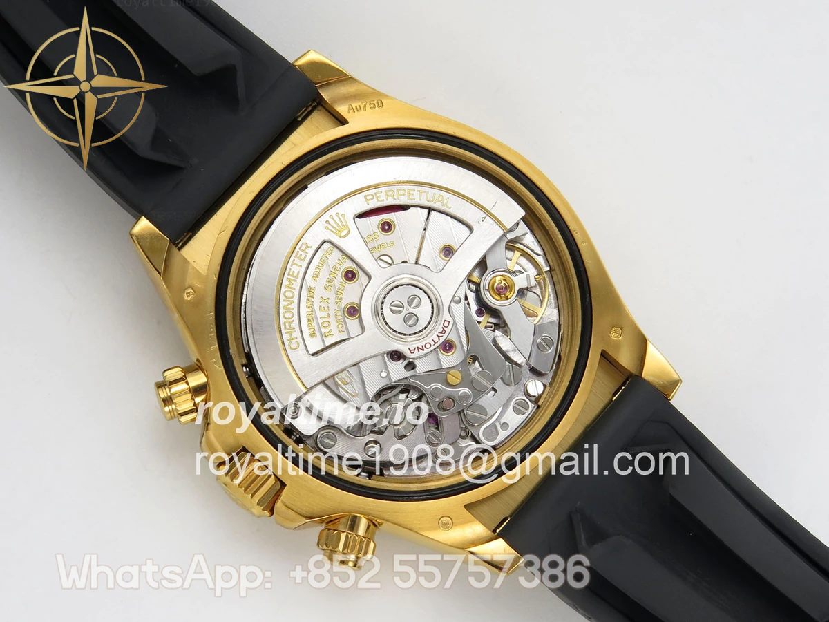 Rolex Daytona 126518 QF White Dial on Oysterflex Strap JH4131 V18 (Free Sprung) Weighted 157g - Image 13