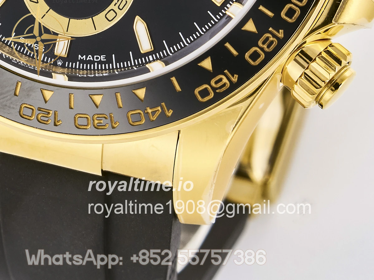 Rolex Daytona 126518 TMF Black Stick Dial on Oysterflex Strap DD4131 - Image 13