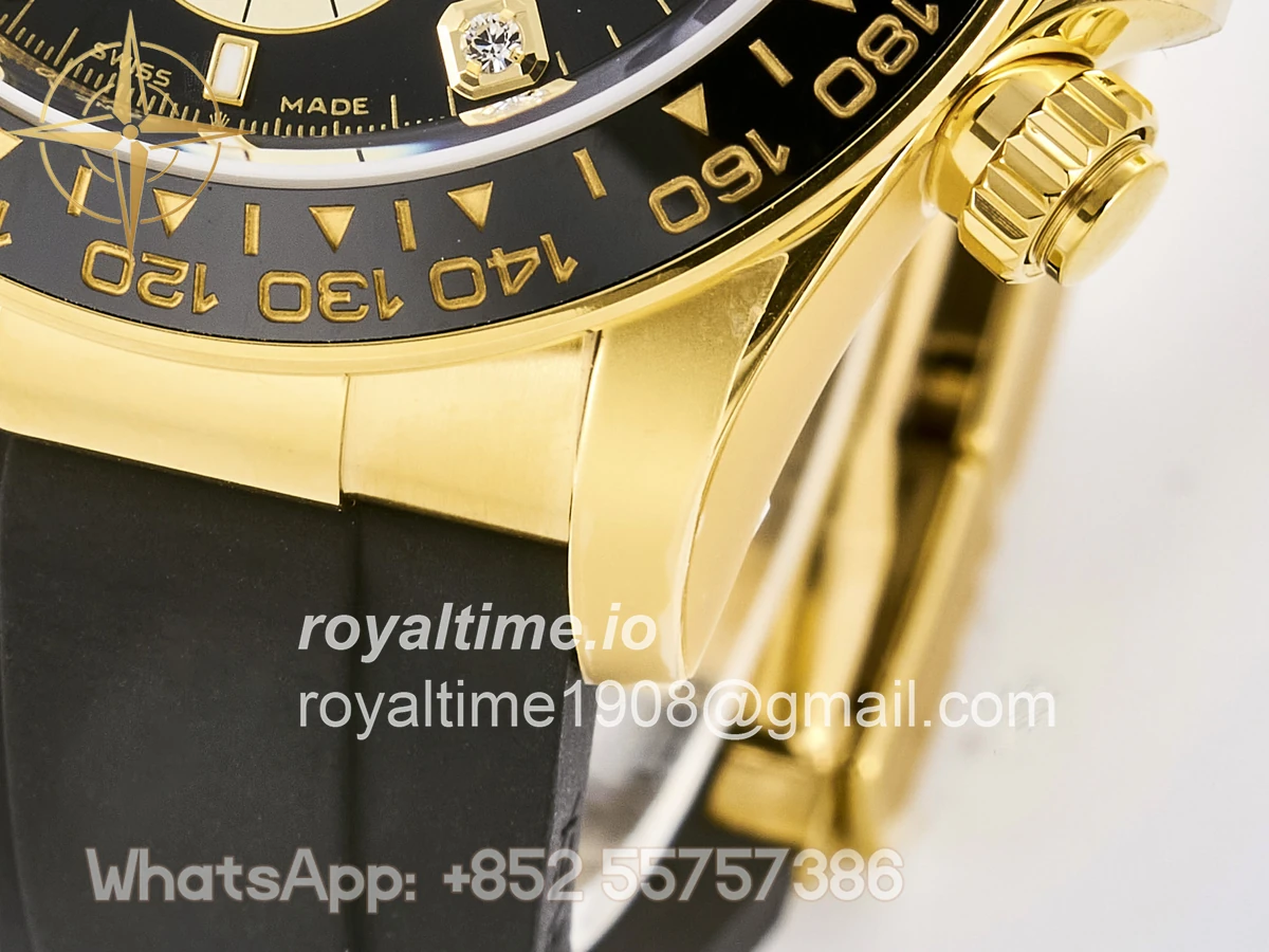 Rolex Daytona 126518 TMF Black/YG Diamonds Dial on Oysterflex Strap DD4131 - Image 13