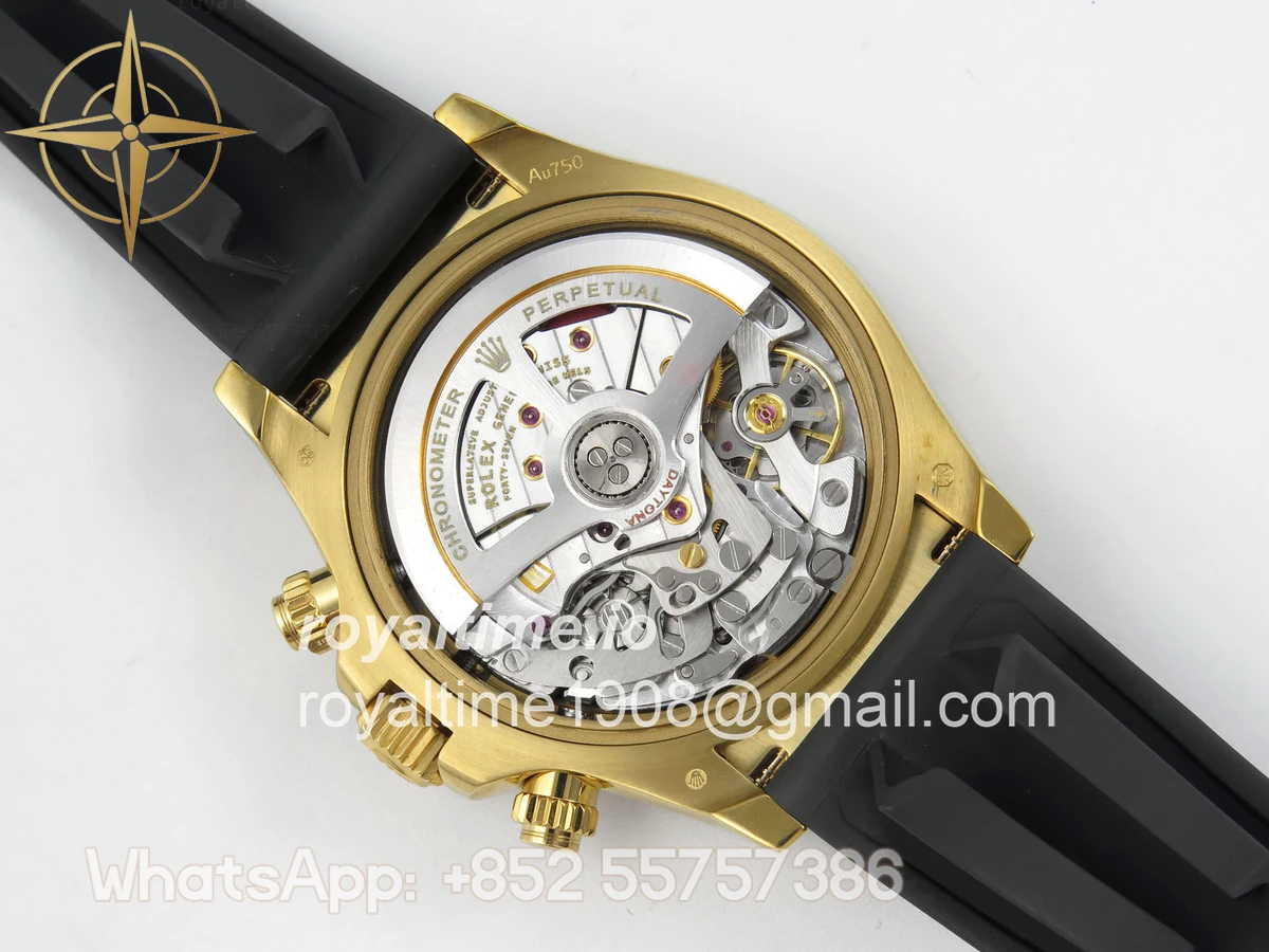 Rolex Daytona 126518 YG 3CF Tiffany Turquoise Blue Dial on Oysterflex Strap DD4131 (Gain Weight) - Image 13