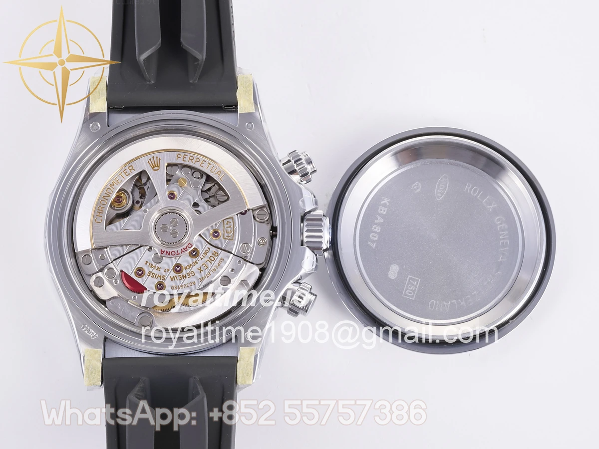 Rolex Daytona 126519 3BF Gray/Black Dial Sticks Markers on Oysterflex Strap Weighted 160g - Image 13