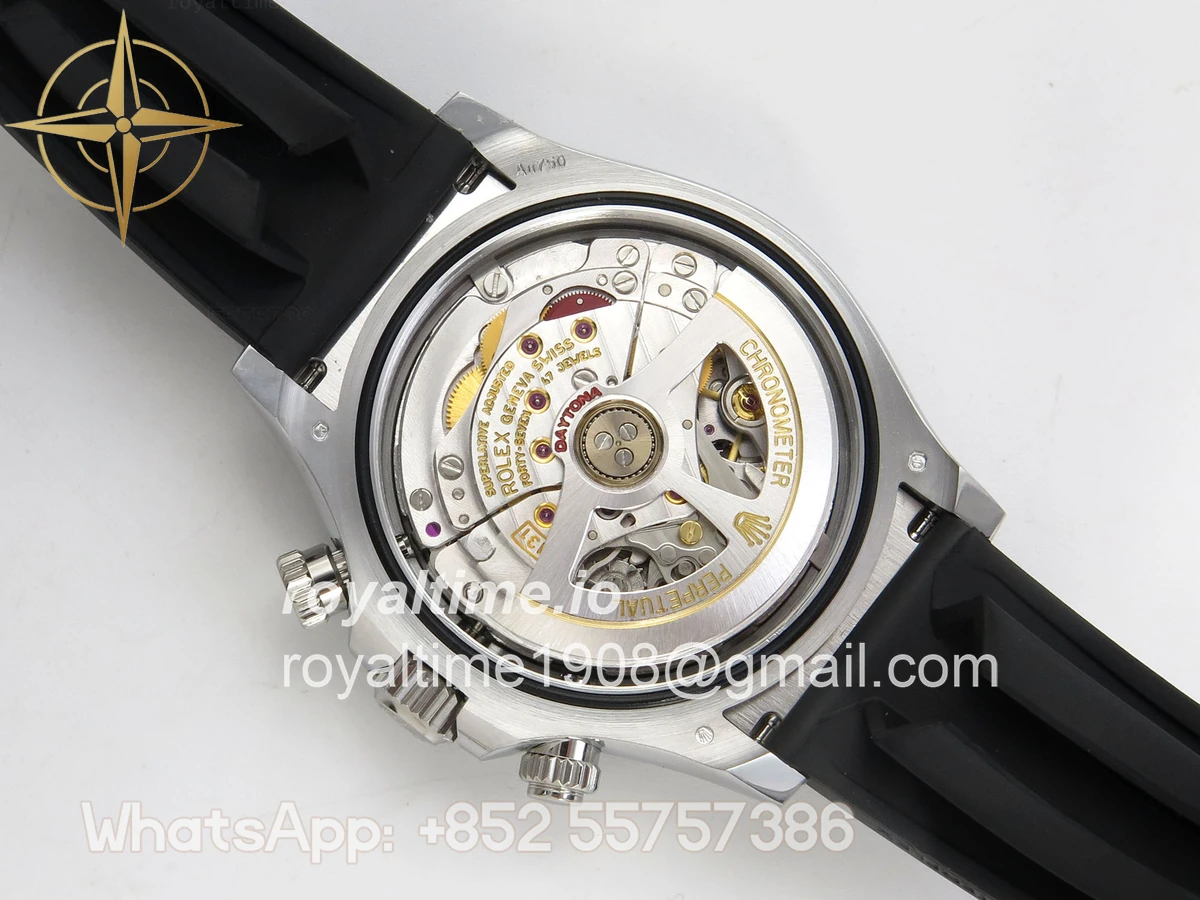 Rolex Daytona 126519 ARF Black/Silver Diamonds Dial on Oysterflex Strap DD4131 V2 (Weighted) - Image 13