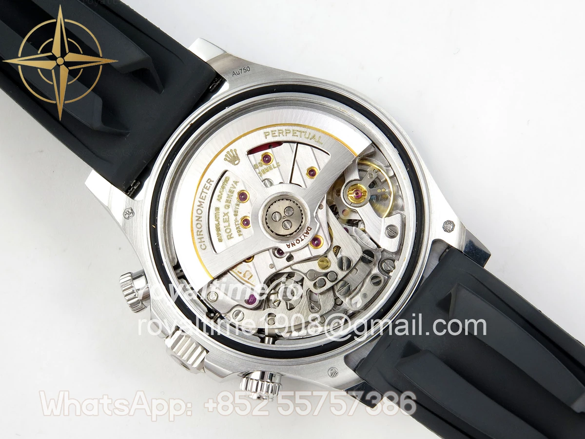 Rolex Daytona 126519 AVF Black/Silver Dial on Oysterflex Strap DD4131 (Mod) - Image 13