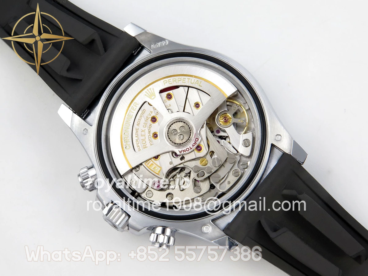 Rolex Daytona 126519 TMF Black/Silver Dial on Oysterflex Strap DD4131(162g) - Image 13
