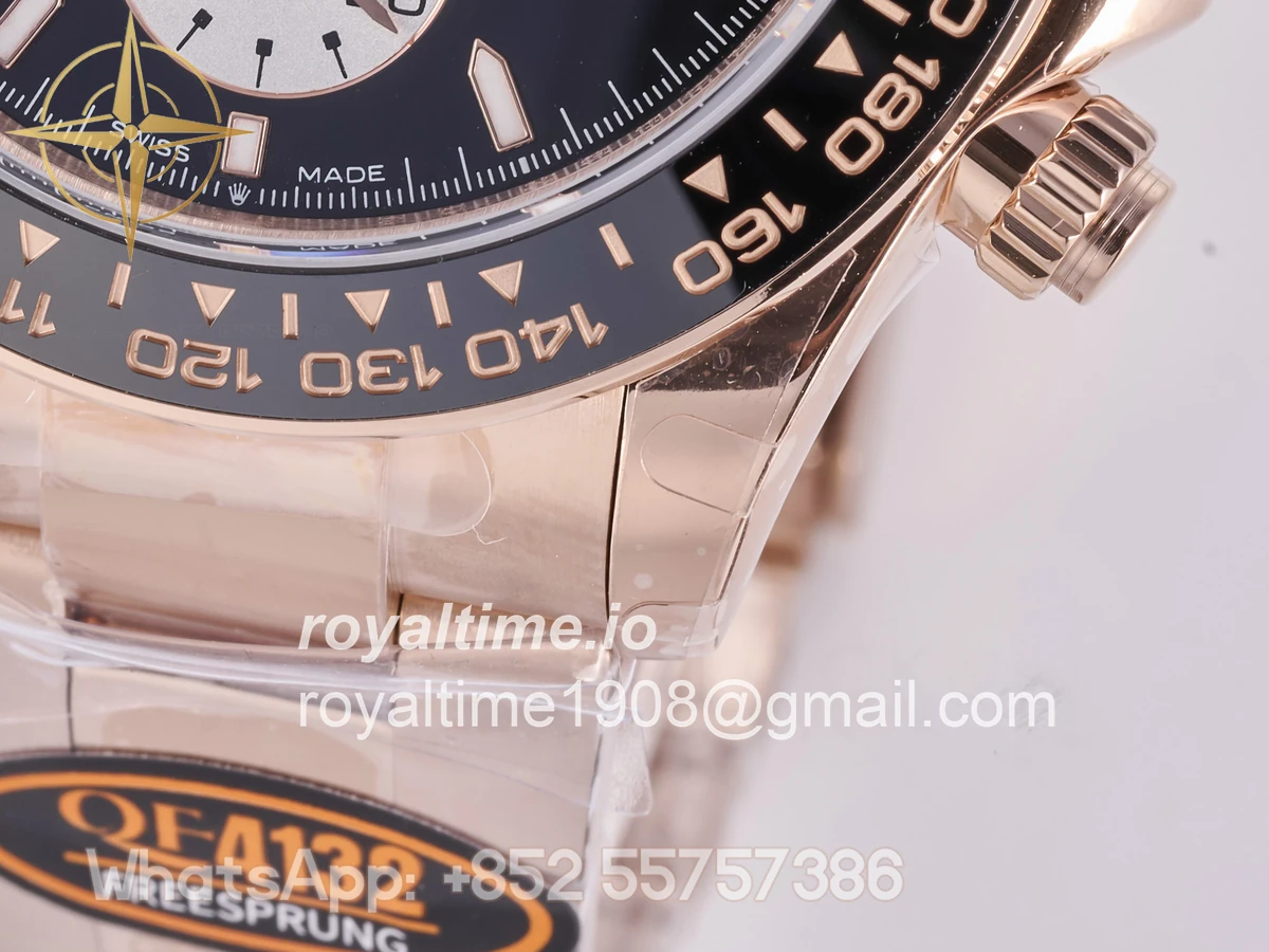 Rolex Daytona 126525 LN Le Mans QF on RG Bracelet JH4132 Free Sprung (Weighted) 175g - Image 13