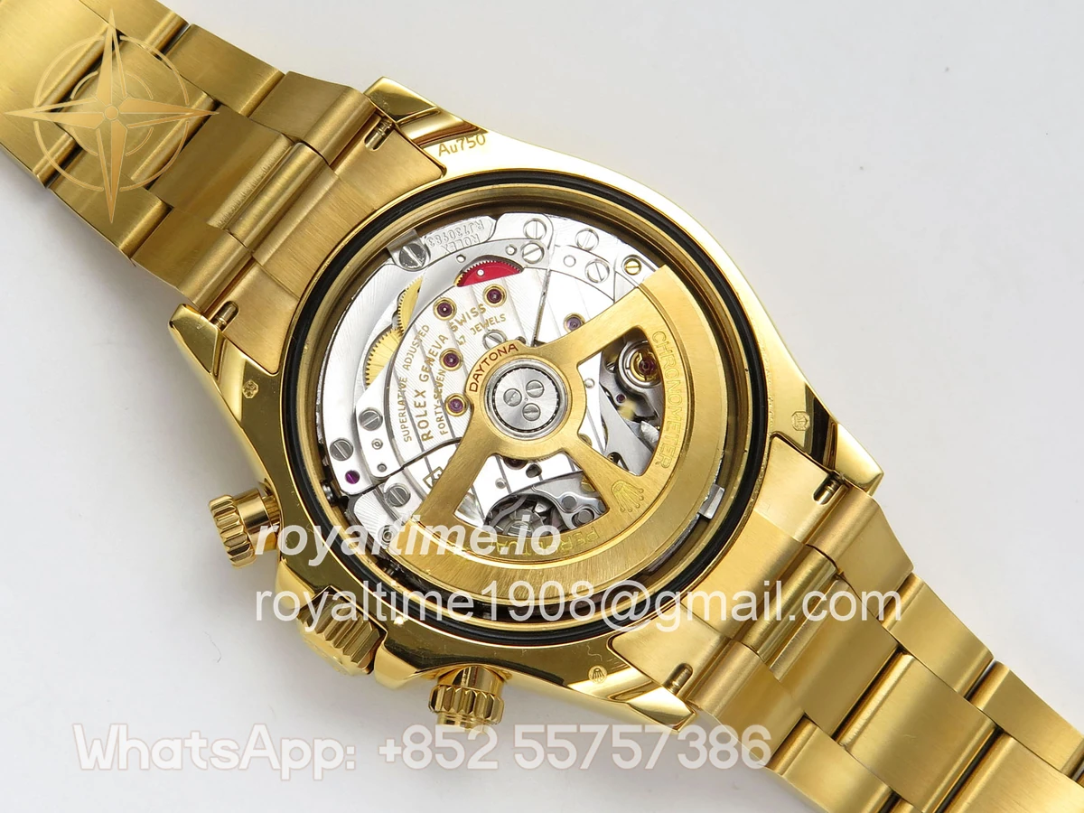 Rolex Daytona 126528 LN Le Mans QF on YG Bracelet JH4132 (Free Sprung) Weighted 175g - Image 13