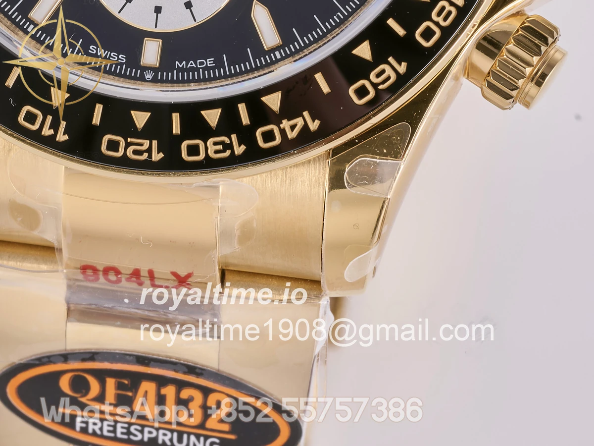 Rolex Daytona 126528 LN Le Mans QF on YG Bracelet JH4132 Free Sprung (Weighted) 175g - Image 13