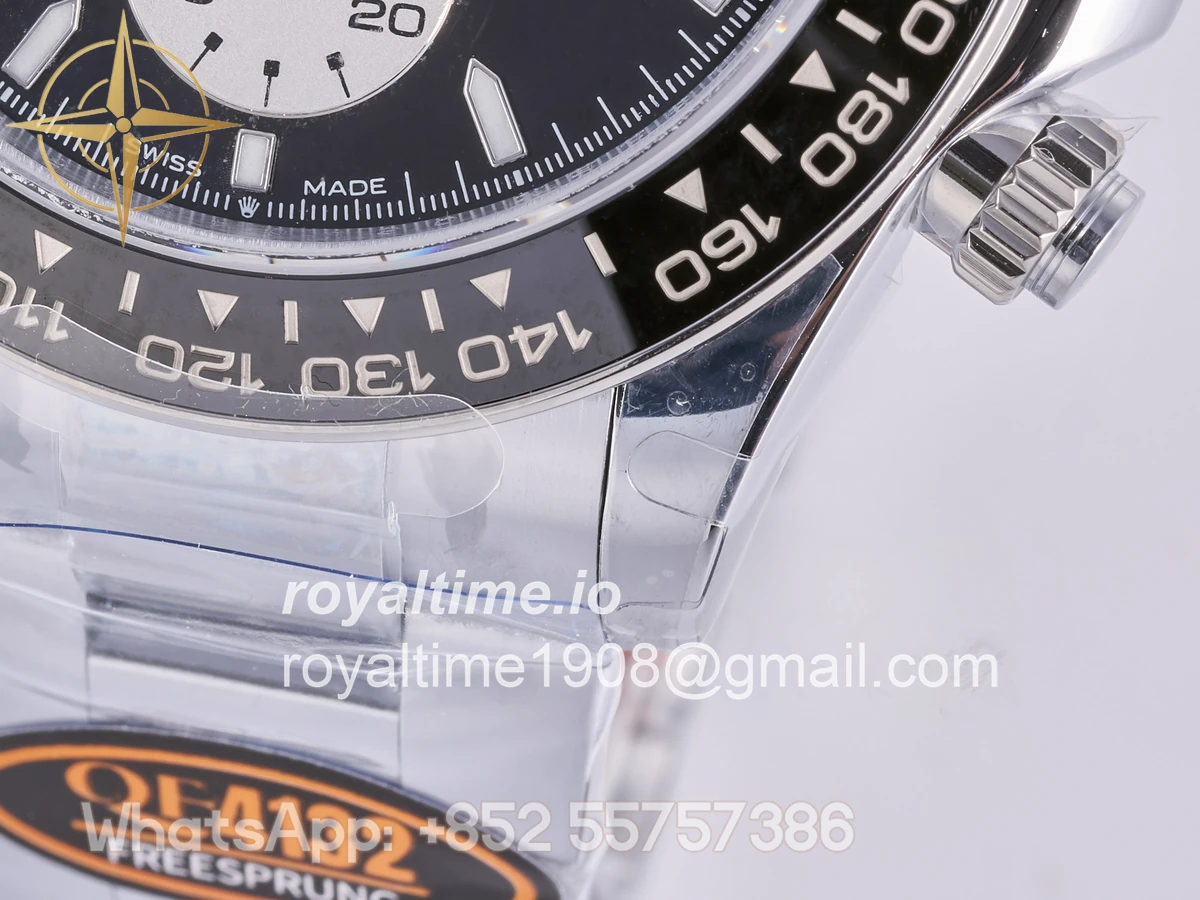 Rolex Daytona 126529 LN Le Mans QF on SS Bracelet JH4132 Free Sprung (Weighted) 175g - Image 13