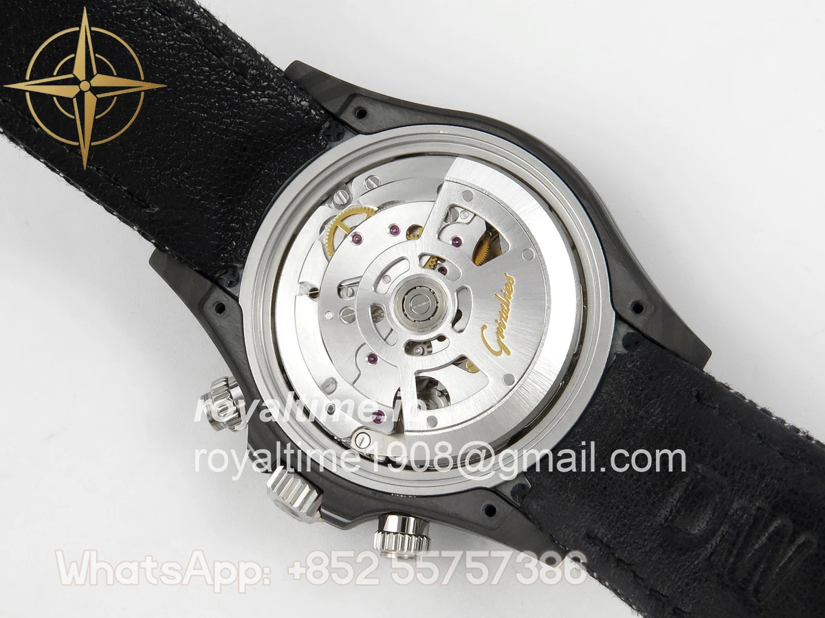 Rolex Daytona DIW Black Carbon Case DIWF Edition Gray/White Dial on Black Nylon Strap DD4801 - Image 13
