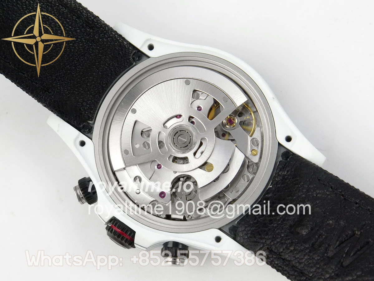 Rolex Daytona DIW Ferrari White Carbon DIWF White/Red Dial on Black Nylon Strap DD4801 - Image 13