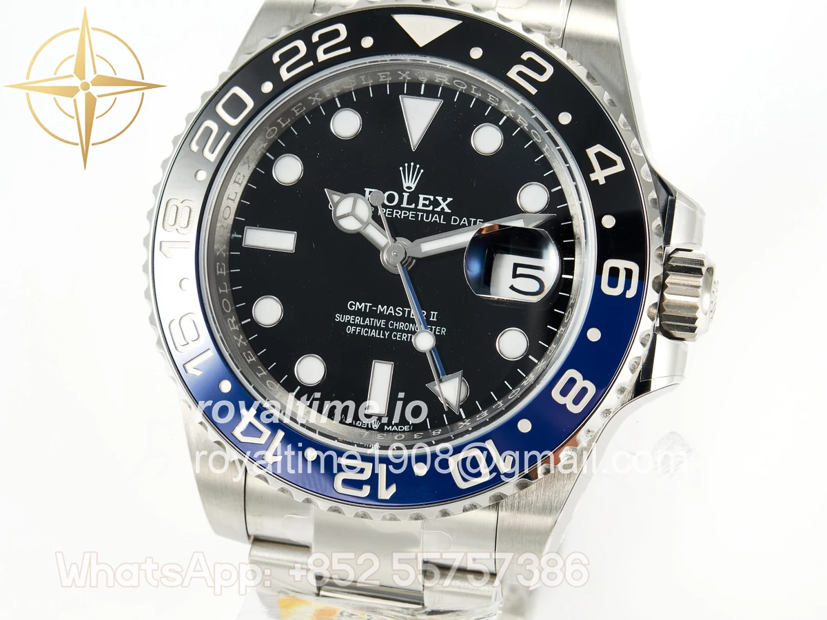Rolex GMT-Master II 126710 BLNR Black/Blue Ceramic ARF on Oyster Bracelet DD3285 CHS V3 - Image 13