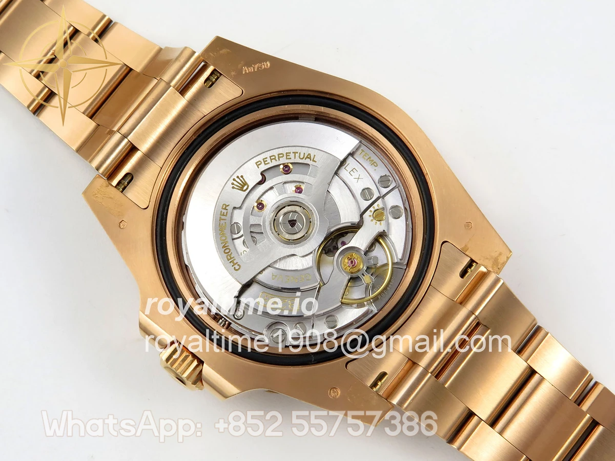 Rolex GMT-Master II 126715 CHNR Black/Brown Ceramic VF on RG Bracelet DD3285 - Image 13