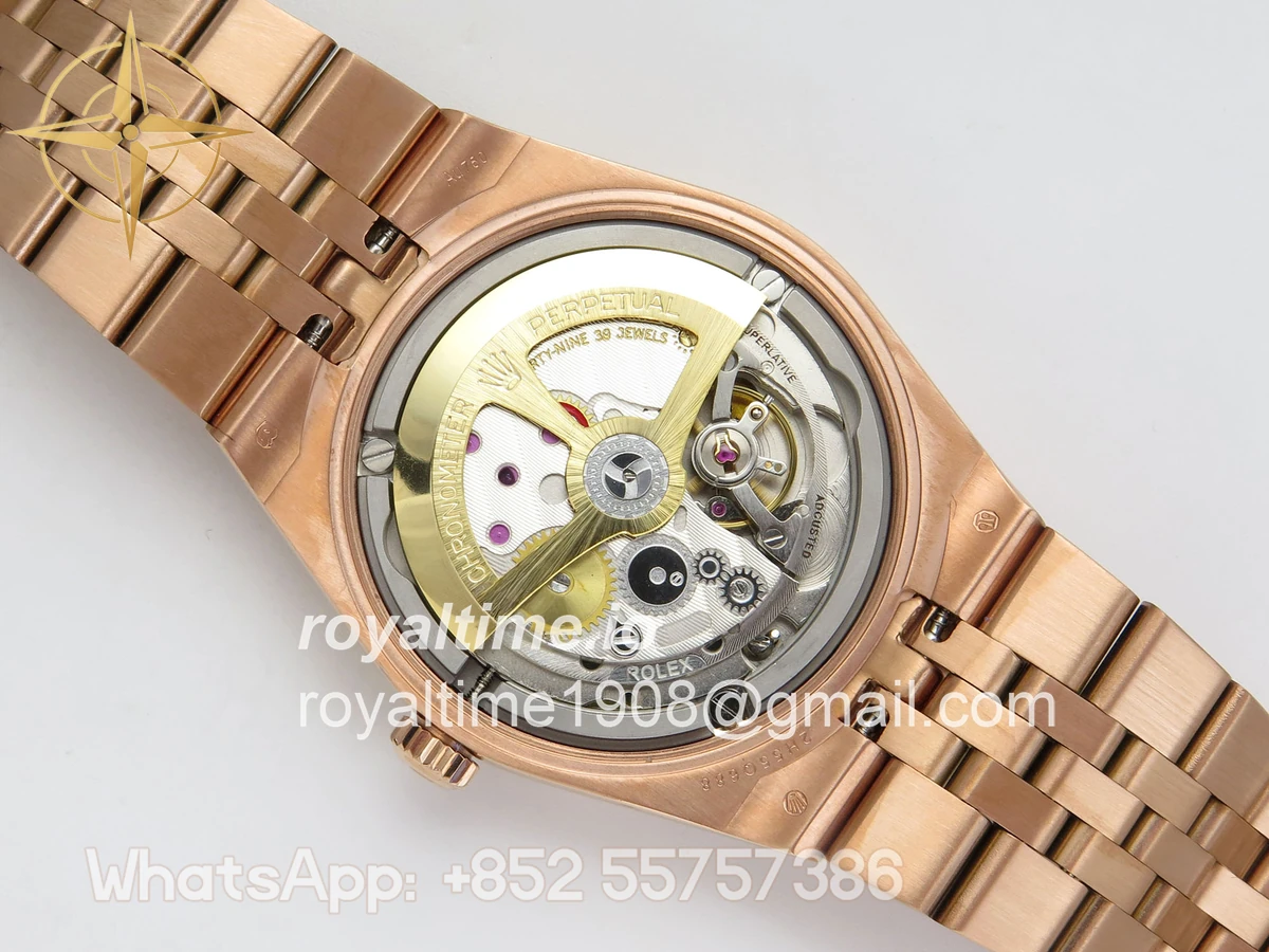 Rolex Land Dweller 127335 DIWF White Dial on RG Bracelet A7135 - Image 13