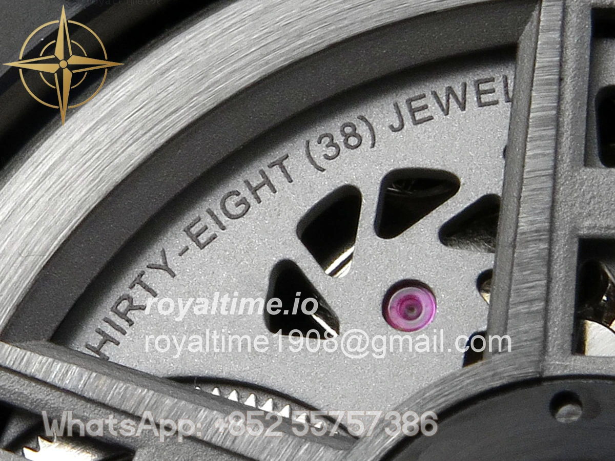 Hublot Big Bang Ferrari Speciale Ceramic HBBF on Gray Gummy Strap A1241 - Image 13