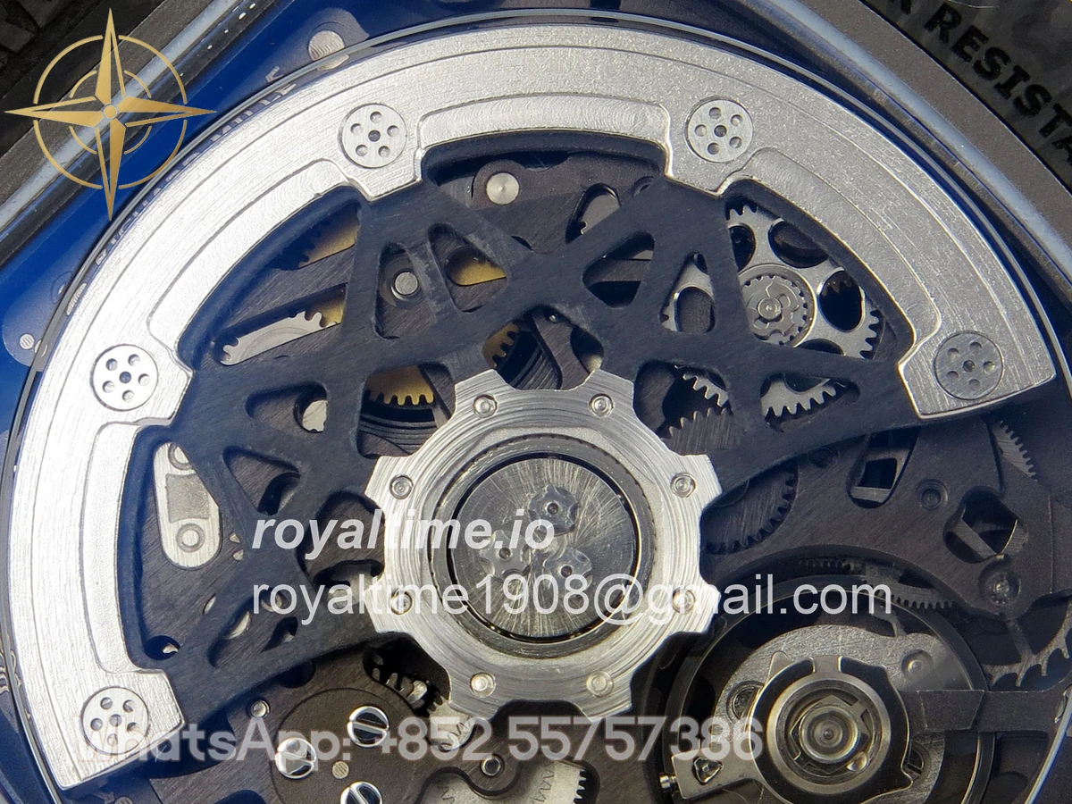 Richard Mille Umi Maker's RM67-02 Black NTPT McLaren Orange Skeleton Dial on Nylon strap CRMA7 V2 - Image 13