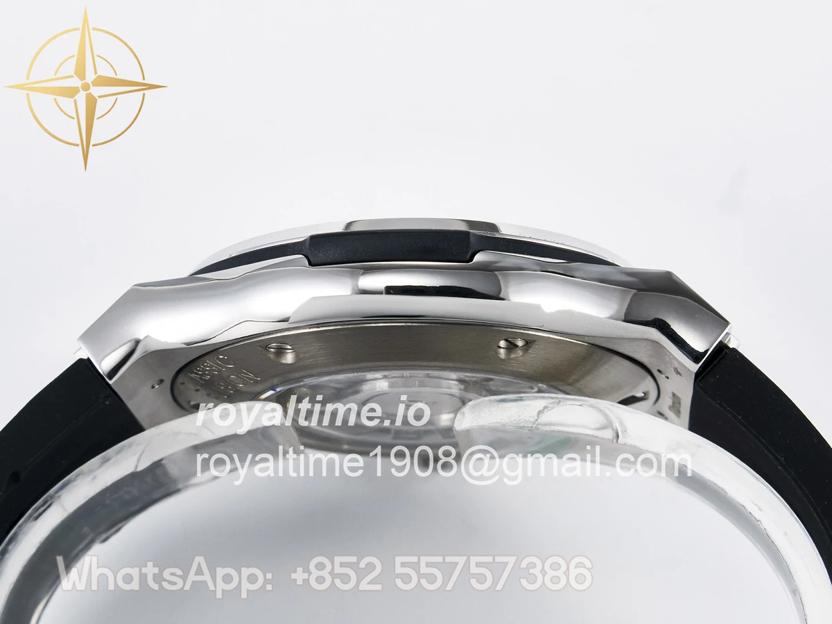 Hublot Classic Fusion Bang 42mm HBF Black Dial Diamonds Bezel on Black Rubber Strap A2892 - Image 13