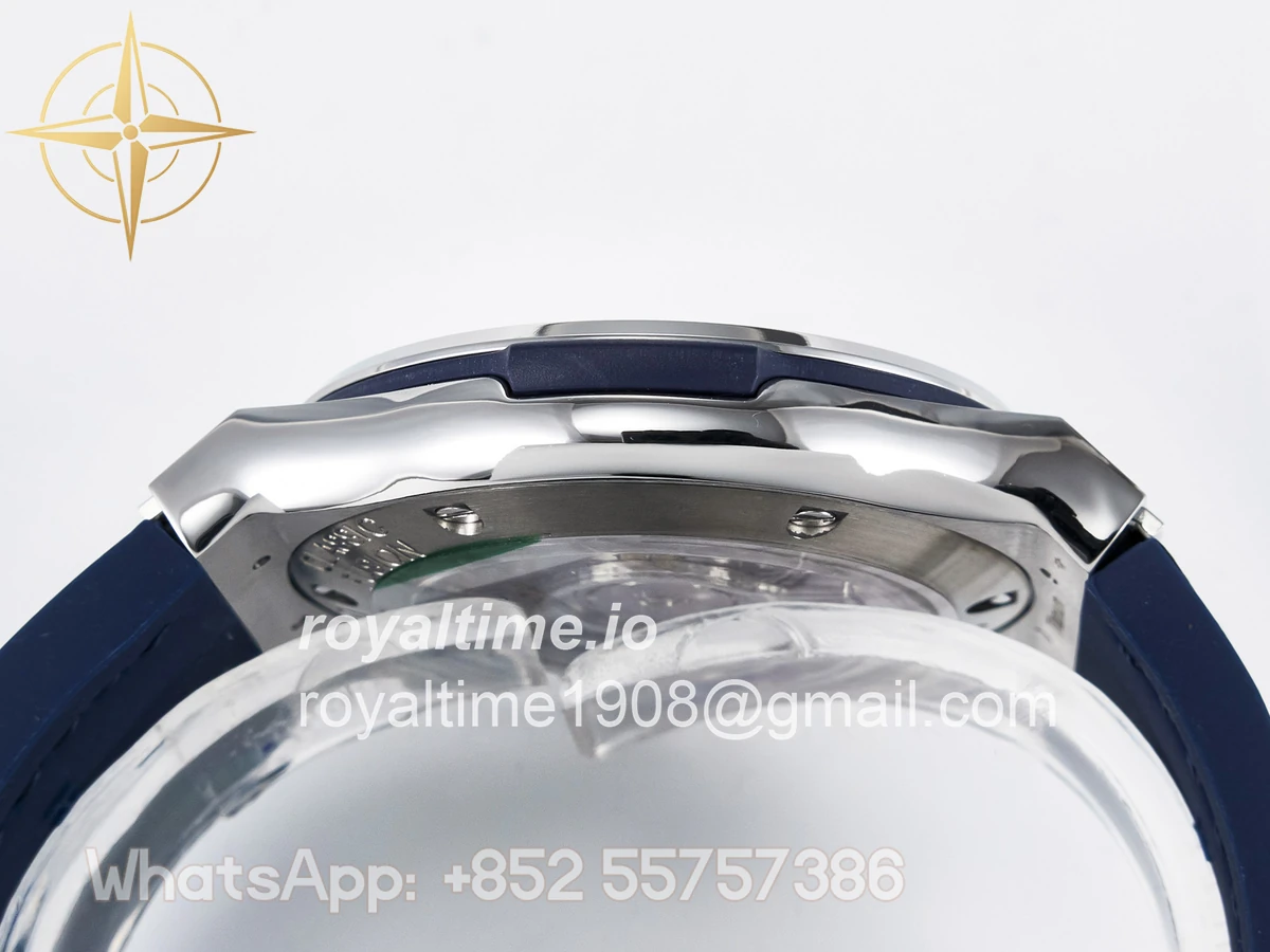 Hublot Classic Fusion Bang 42mm HBF Blue Dial on Blue Leather Strap A2892 - Image 13