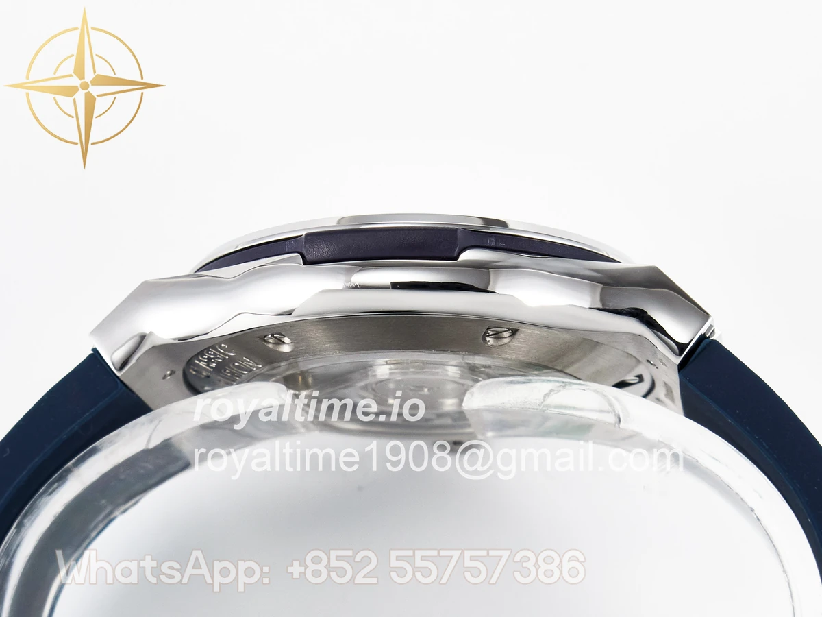 Hublot Classic Fusion Bang 42mm HBF Blue Dial on Blue Rubber Strap A2892 - Image 13