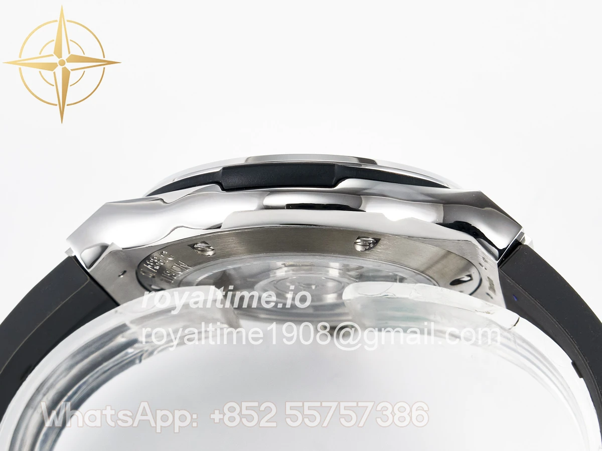 Hublot Classic Fusion Bang 42mm HBF Gray Dial on Gray Rubber Strap A2892 - Image 13