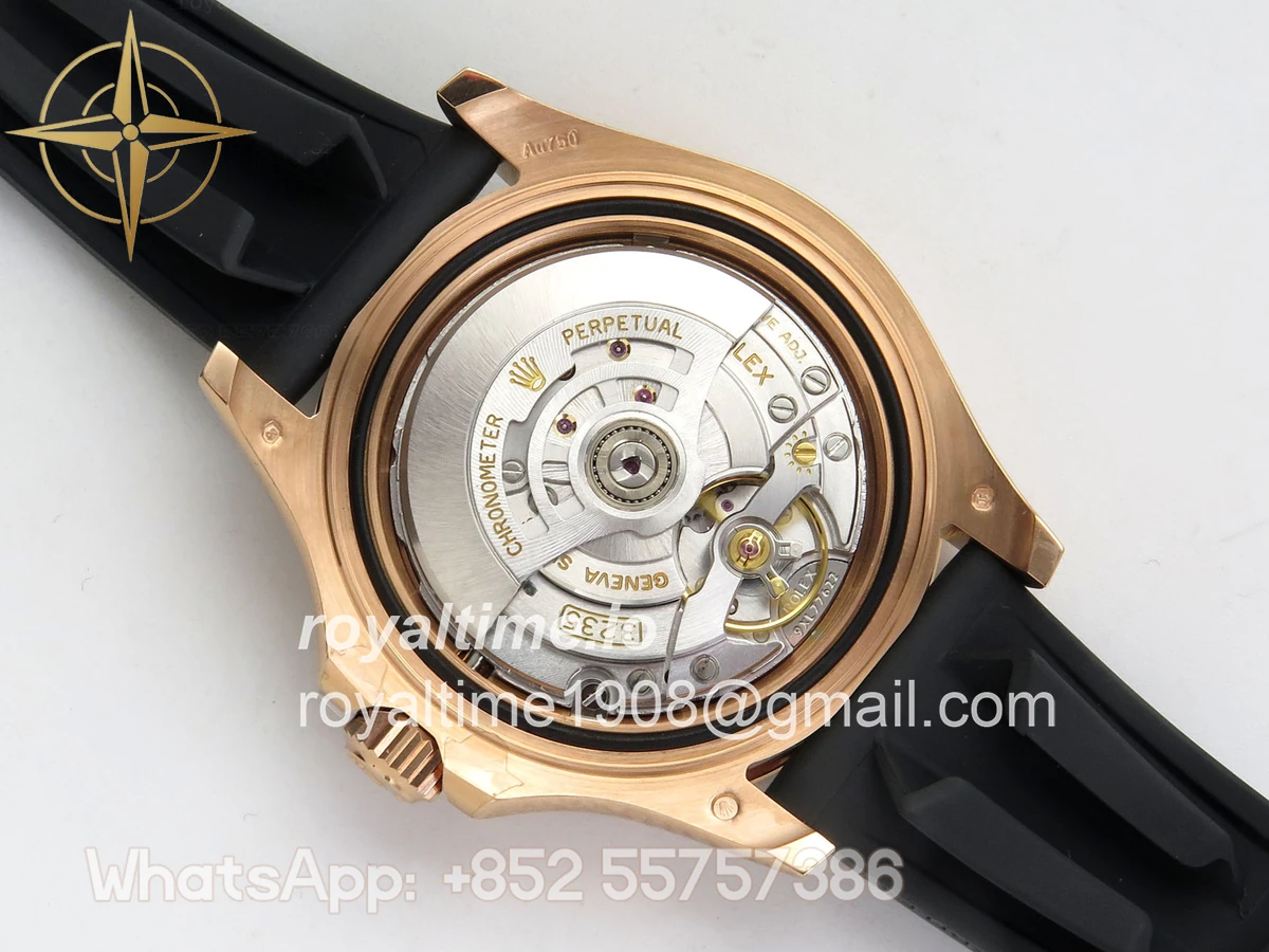 Rolex Yacht-Master 126655 SCF 3D Black Ceramic Bezel on Black Rubber Strap DD3235 - Image 13