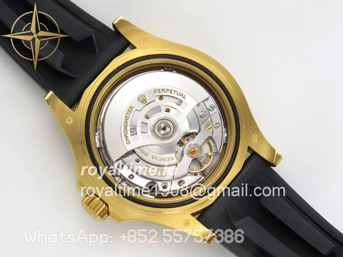 Rolex Yacht-Master 42mm 226658 YG QF on Oysterflex Strap JH3235 V18 (Free Sprung) Weighted 171g - Image 13