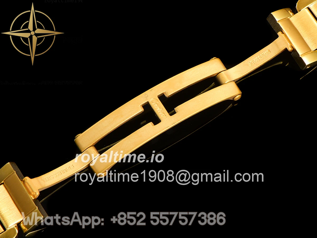 Cartier Tank Anglaise 30.2mm White Dial with Diamond Bezel in Yellow Gold - Image 13