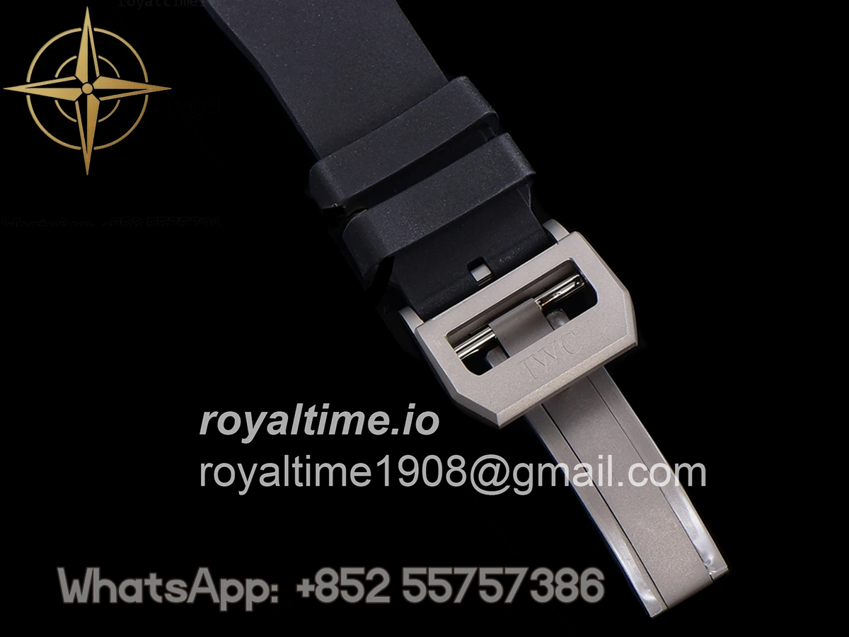 IWC Big Pilot’s Watch Automatic Top Gun IW326906 on Black Leather Strap - Image 13