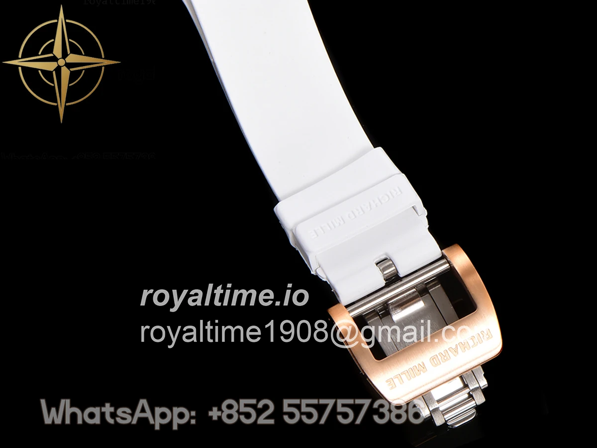 Richard Mille RM 007 Automatic Ladies White Ceramic Red Lips Diamond - Image 13