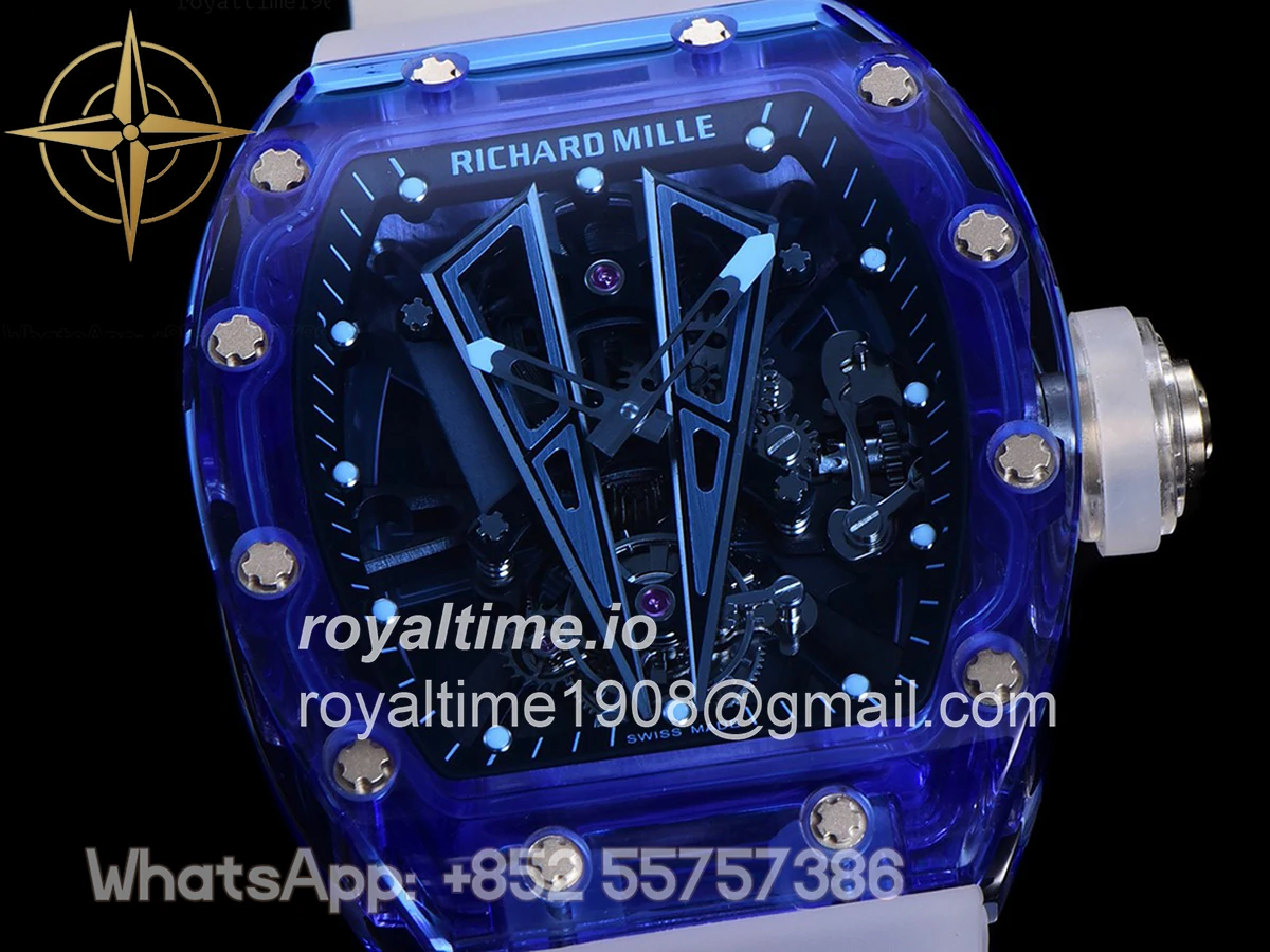Richard Mille RM 027-01 Tourbillon Blue Sapphire - Image 13